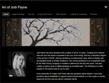 Tablet Screenshot of jodipayneart.com